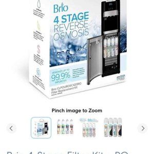Brio 4 stage reverse osmosis filter replacement kit. New